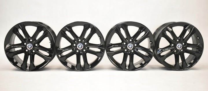 4x Alufelge 17 Zoll 7.5" 5x112 54ET Glanz Grau 6856087 BMW F45 F46 Mg Rim Wheel FEL4019484587kv