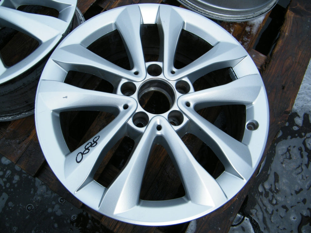 1x Alufelge 17 Zoll 7.0" 5x112 48,5ET Glanz Silber A2044013602 Mercedes-Benz