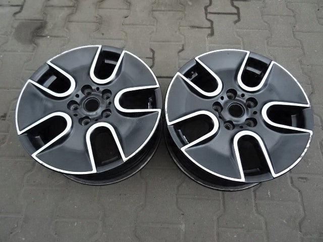 1x Alufelge 17 Zoll 7.0" 5x120 50ET Schwarz 6804372 Mini Rim Wheel