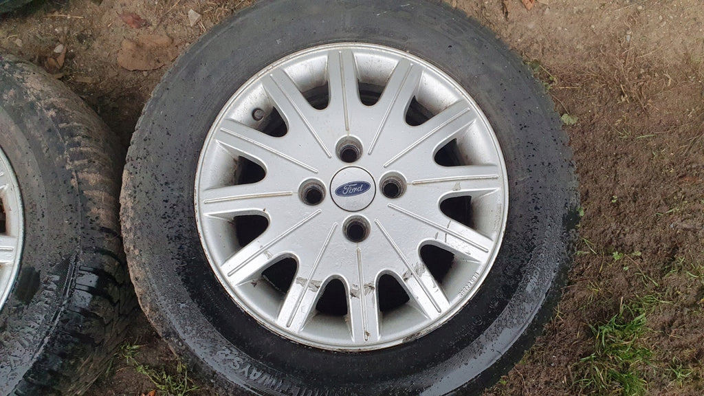 4x Alufelge 15 Zoll 6.0" 4x108 50ET Glanz Silber KBA44352 Ford Rim Wheel FEL1814740531gc