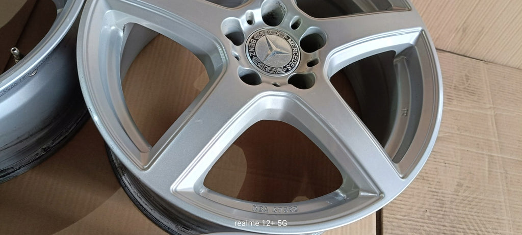 4x Alufelge 17 Zoll 7.5" 5x112 37ET Glanz Silber FRE75737B61-0 Rim Wheel FEL7169414779nf