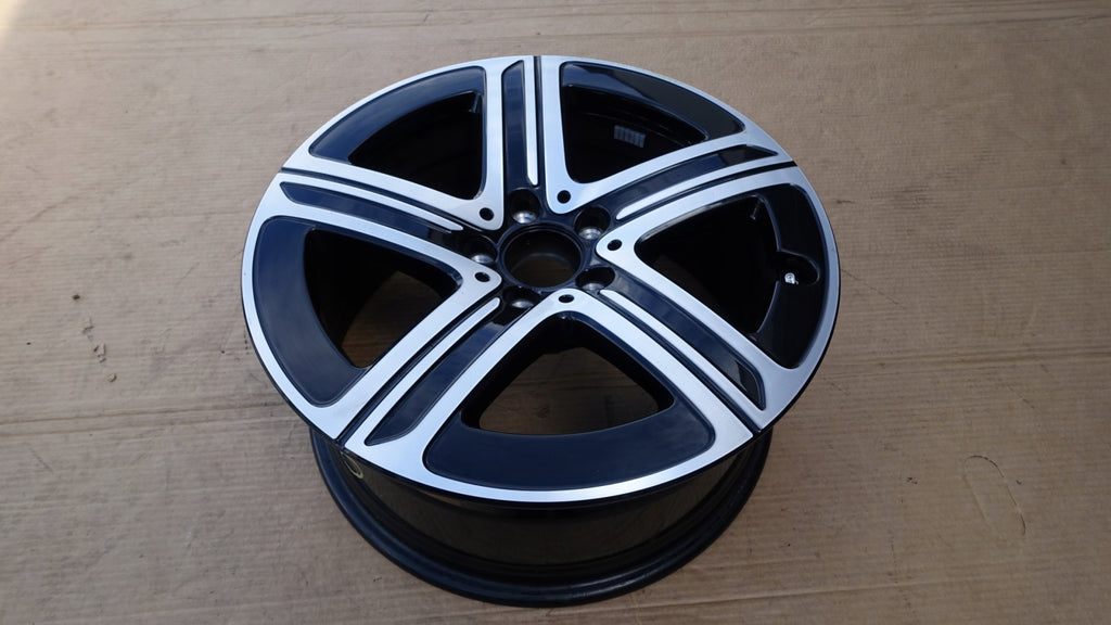 1x Alufelge 18 Zoll 8.0" 5x112 Glanz Schwarz A2544015400 Mercedes-Benz Glc FEL9282541488so