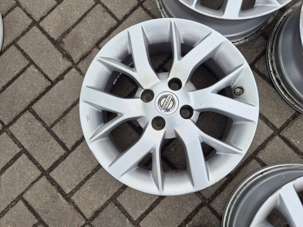 4x Alufelge 15 Zoll 5.5" 4x100 40ET Glanz Silber 87169090 Nissan Micra I FEL7060816306ou