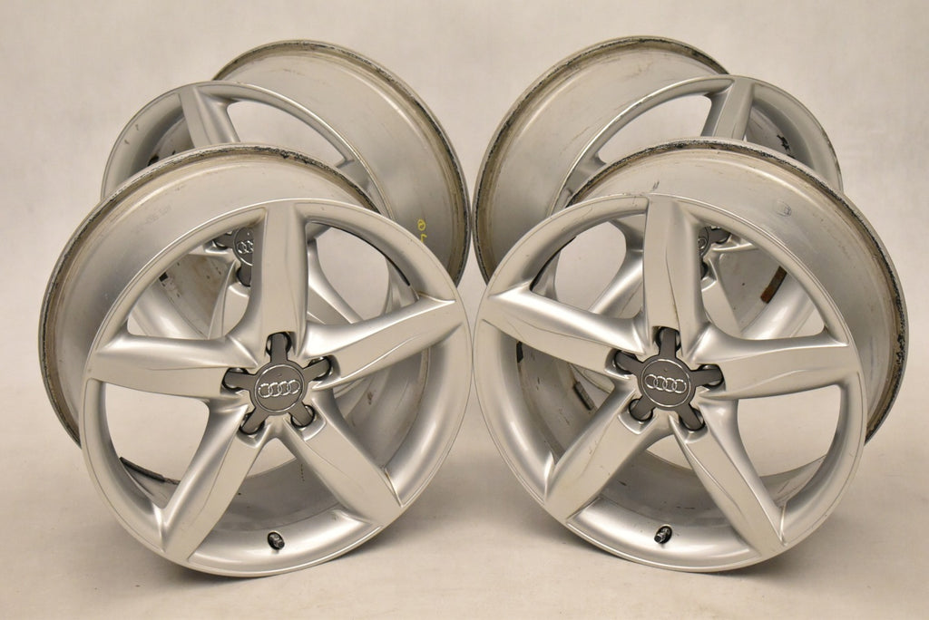 4x Alufelge 18 Zoll 8.0" 5x112 47ET Glanz Silber 8K0601025D Audi A4 B8 Rim Wheel FEL1621223019rw