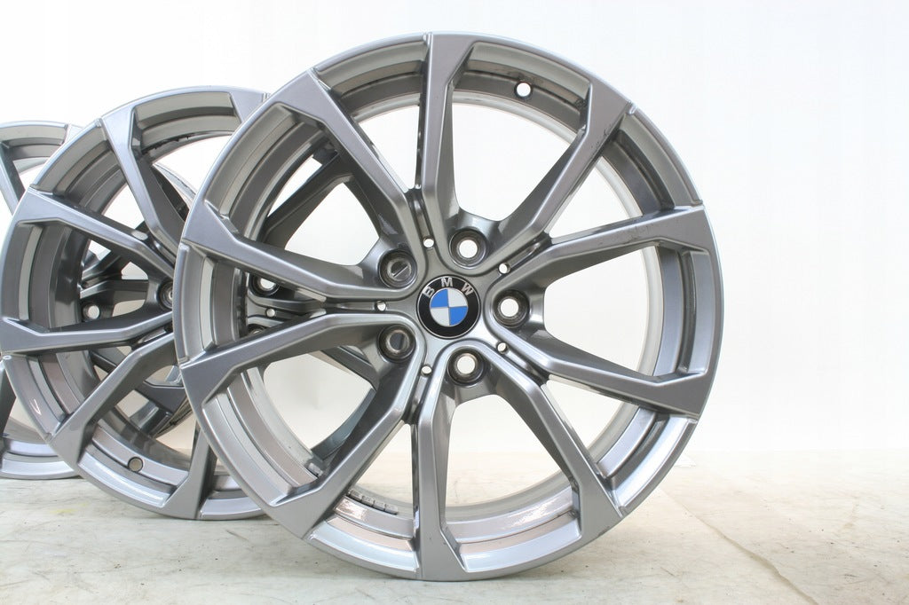 4x Alufelge 17 Zoll 7.5" 5x112 30ET Glanz Graphit 6883518 Audi Rim Wheel FEL4395502015cf