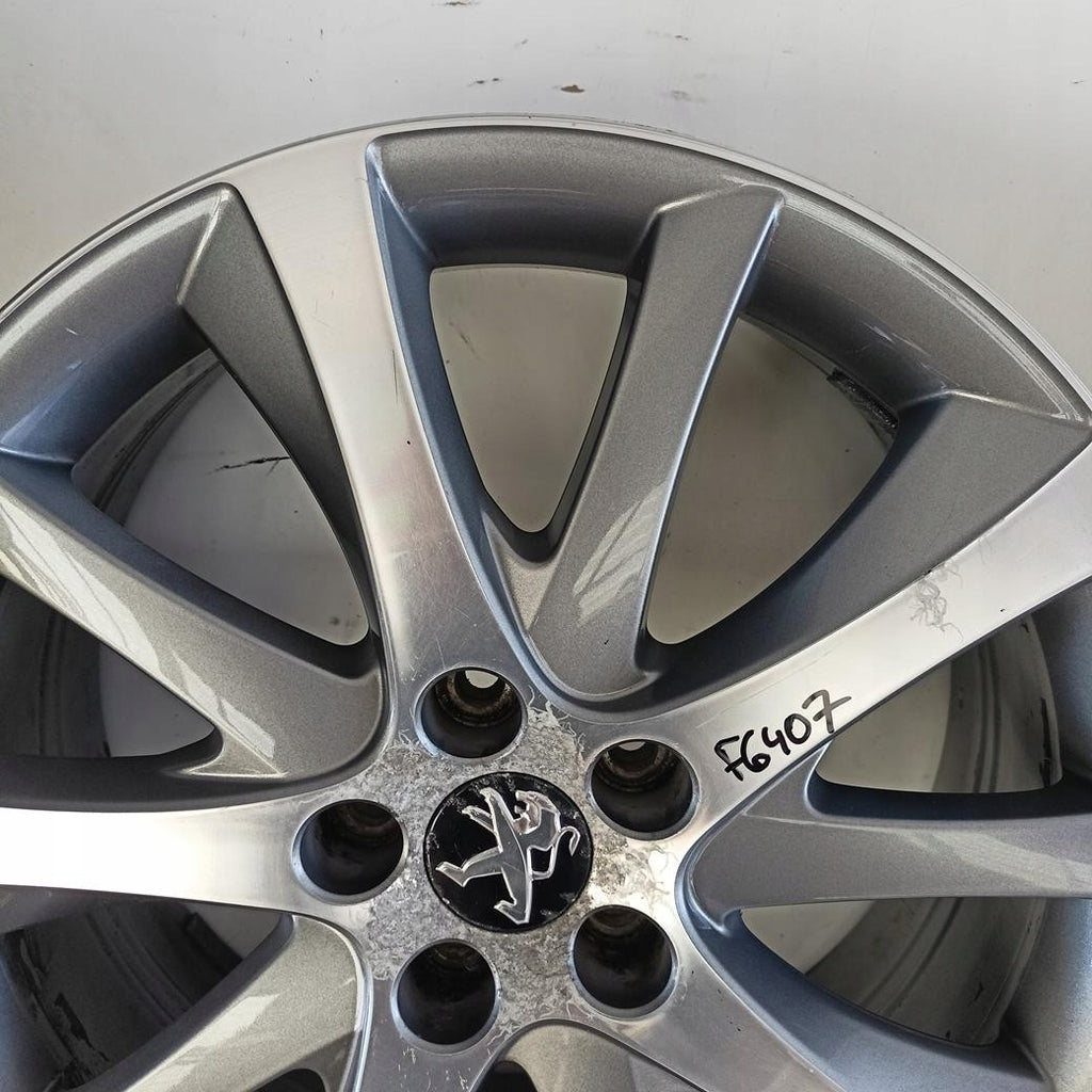 1x Alufelge 18 Zoll 7.5" 5x108 49ET Glanz Grau 9671402380 Peugeot 508 Rim Wheel FEL7887370692nl