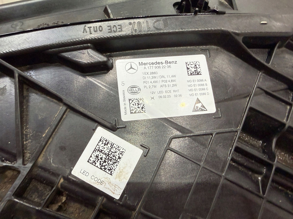 Frontscheinwerfer Mercedes-Benz W177 A1779062206 Rechts Scheinwerfer Headlight SCH7690239462ec