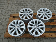 Laden Sie das Bild in den Galerie-Viewer, 4x Alufelge 16 Zoll 6.5" 5x120 51ET Glanz Silber 7E0601025N VW T6 T5 Rim Wheel FEL8615846453gi