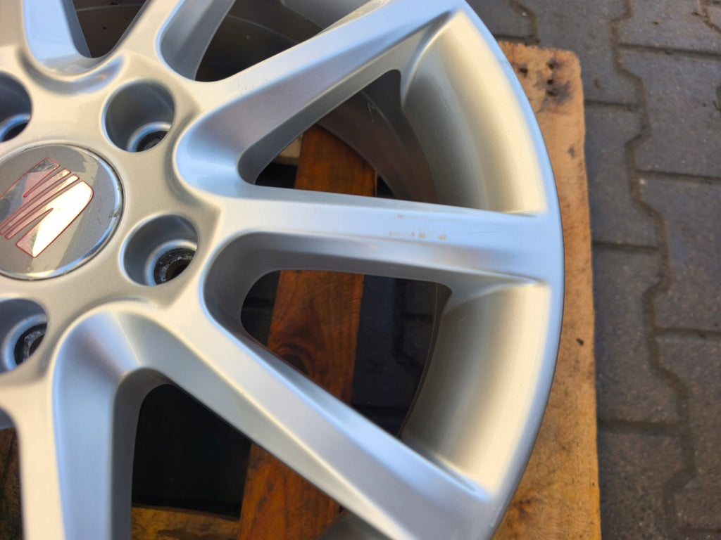 4x Alufelge 16 Zoll 6.5" 5x112 50ET Glanz Silber 5P0601025J Seat Toledo Iii FEL4914630316aq