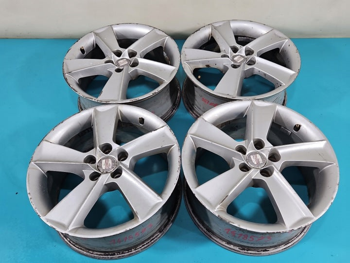 4x Alufelge 16 Zoll 7.0" 5x100 43ET 6J0601025L Seat Ibiza IV I Rim Wheel FEL1335898938xv