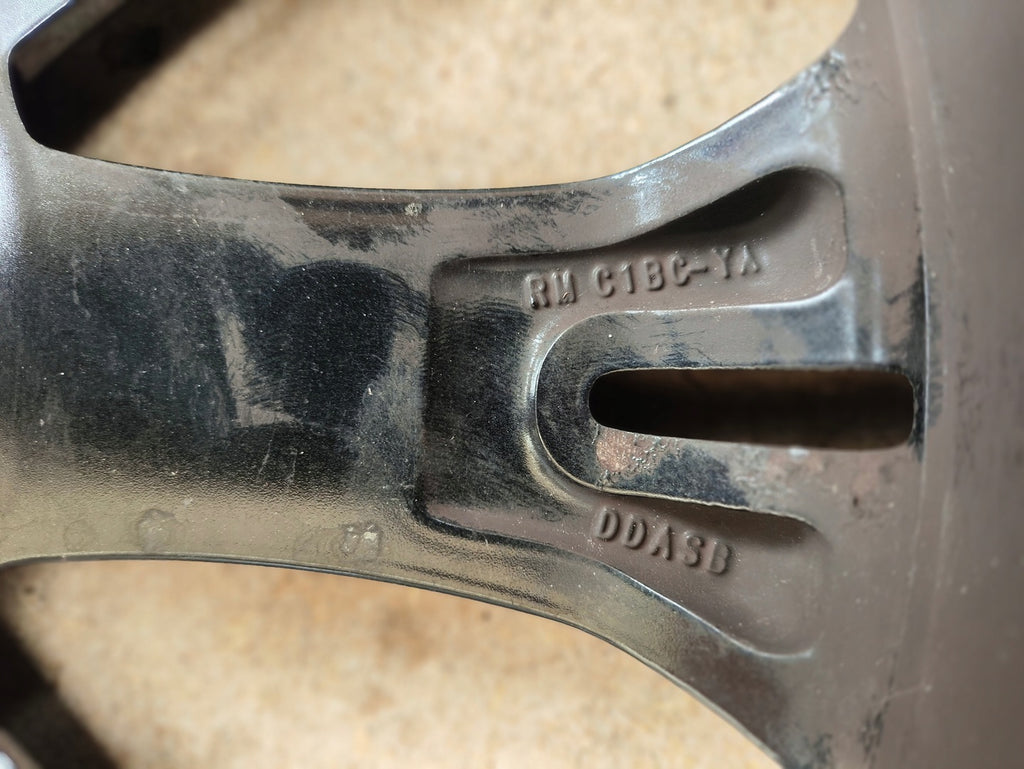 1x Alufelge 17 Zoll 7.0" 4x108 47 5ET Glanz Schwarz C1BC-YA Ford Fiesta