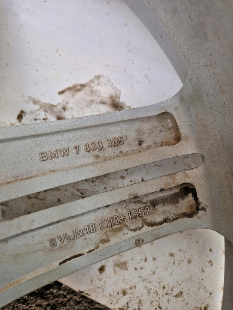 1x Alufelge 18 Zoll 8.5" 5x120 52ET 7839305 BMW 1 E88 E82 E87 Rim Wheel FEL6190131738pm