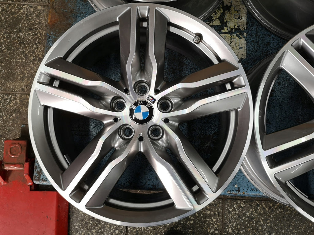 4x Alufelge 18 Zoll 7.5" 5x112 51ET Glanz Graphit 7850456 BMW F48 Mg Rim Wheel FEL7630060172xv