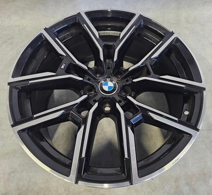 1x Alufelge 19 Zoll 8.5" 5x112 35ET Glanz Schwarz 8747304 BMW 4 G22 G23 FEL9539310463qq