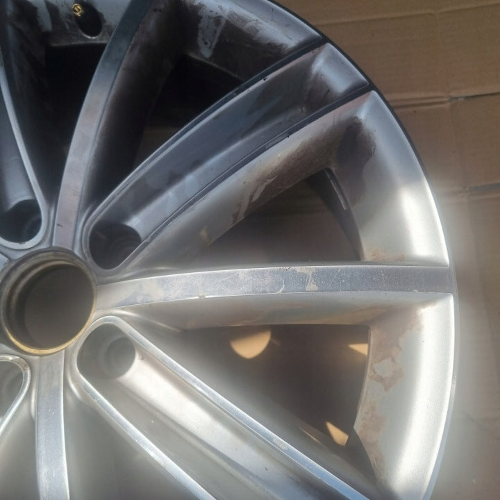 1x Alufelge 18 Zoll 7.0" 5x112 43ET Glanz Silber 5N0601025AF VW Tiguan Rim Wheel FEL4562081064ve