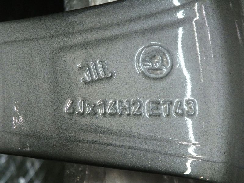 1x Alufelge 16 Zoll 6.0" 4x100 43ET Glanz Graphit 1ST601025AC Mg Citigo