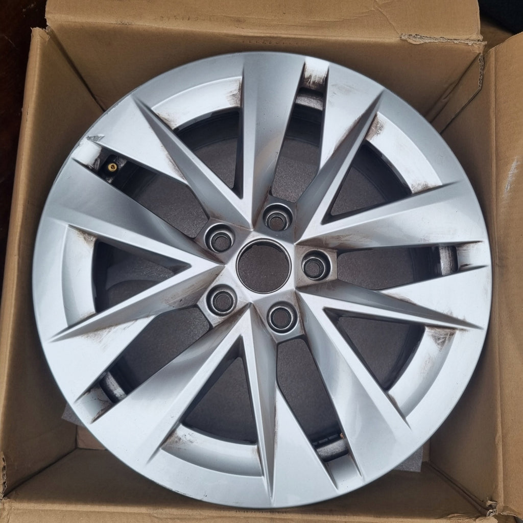 1x Alufelge 17 Zoll 7.0" 5x112 46ET Glanz Silber 5E3601025 Skoda Octavia Iv FEL4322268262ck