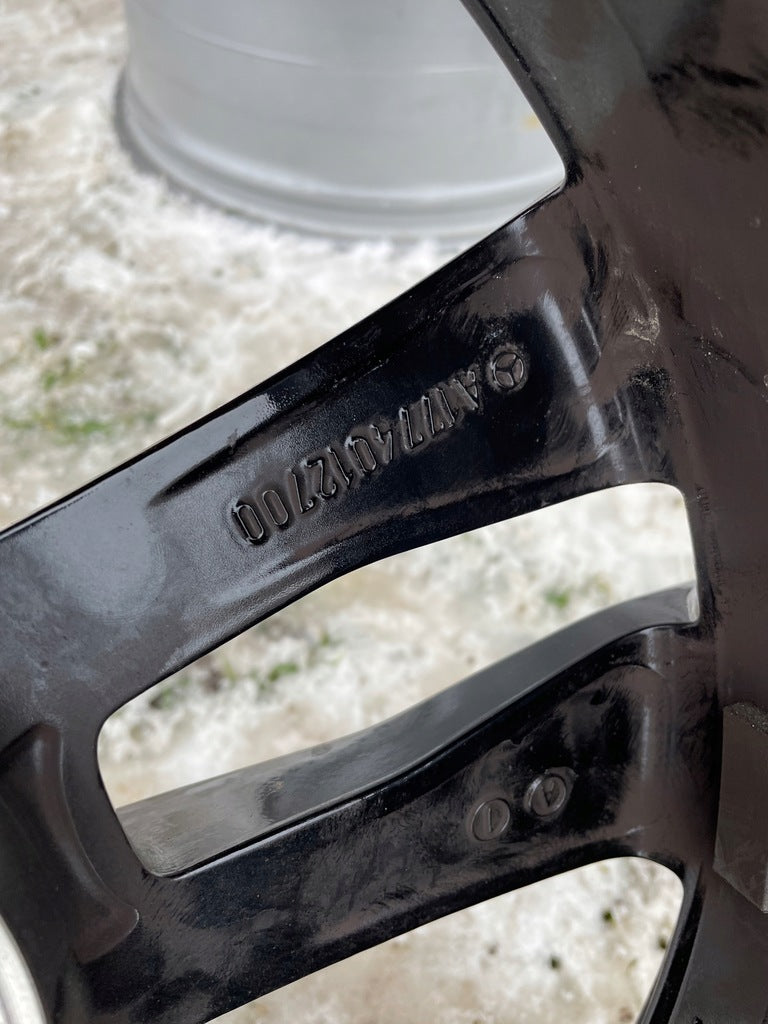 3x Alufelge 18 Zoll 7.5" 5x112 49ET Glanz Schwarz A1774012700 Mercedes-Benz Cla FEL5815007620om