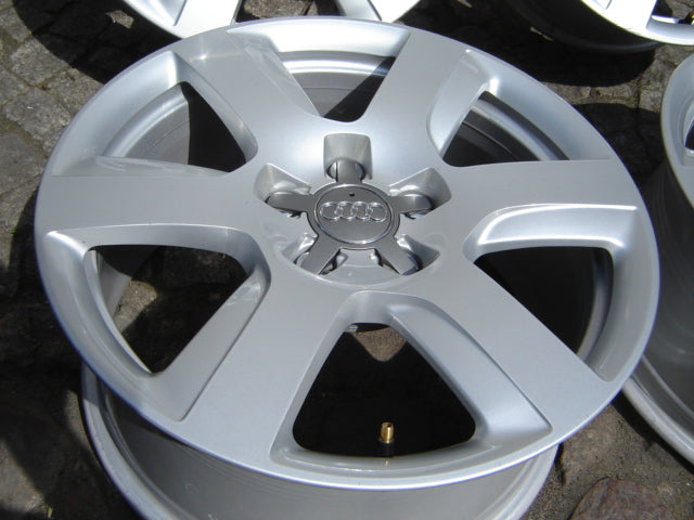 4x Alufelge 17 Zoll 8.0" 5x112 39ET Glanz Silber 4G0601025A Audi C7 A4 B8 FEL8105304151yh
