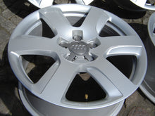 Laden Sie das Bild in den Galerie-Viewer, 4x Alufelge 17 Zoll 8.0" 5x112 39ET Glanz Silber 4G0601025A Audi C7 A4 B8 FEL8105304151yh
