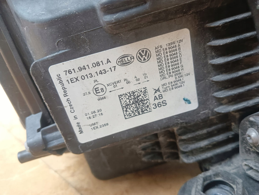 Frontscheinwerfer VW Touareg 761941081A Full LED Links Scheinwerfer Headlight