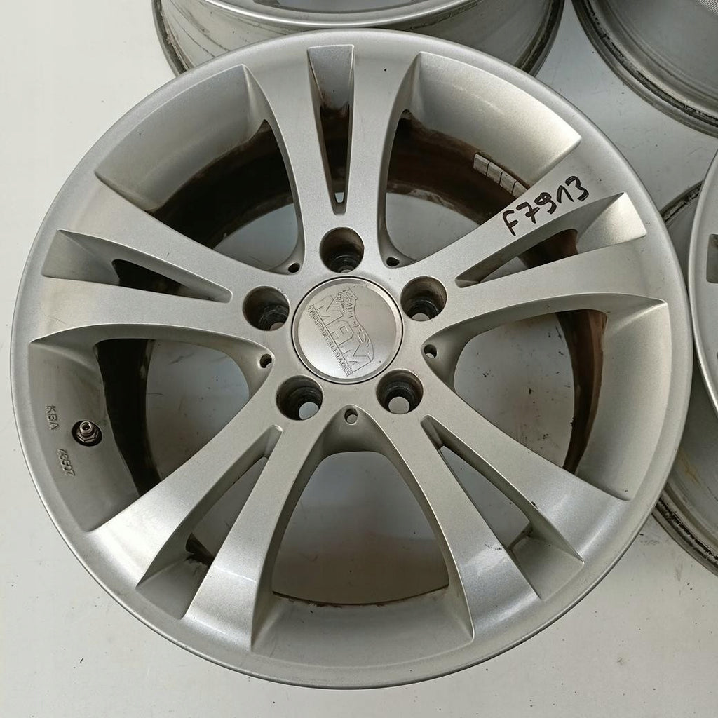 4x Alufelge 16 Zoll 7.5" 5x112 37ET Glanz Silber Audi I Rim Wheel FEL6671301534lm