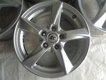 Laden Sie das Bild in den Galerie-Viewer, 4x Alufelge 16 Zoll 6.0" 5x112 43ET Glanz Silber Rim Wheel FEL6036442867gz