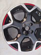 Laden Sie das Bild in den Galerie-Viewer, 1x Alufelge 18 Zoll 7.0&quot; 5x108 Schwarz 9835097680 Opel Rim Wheel