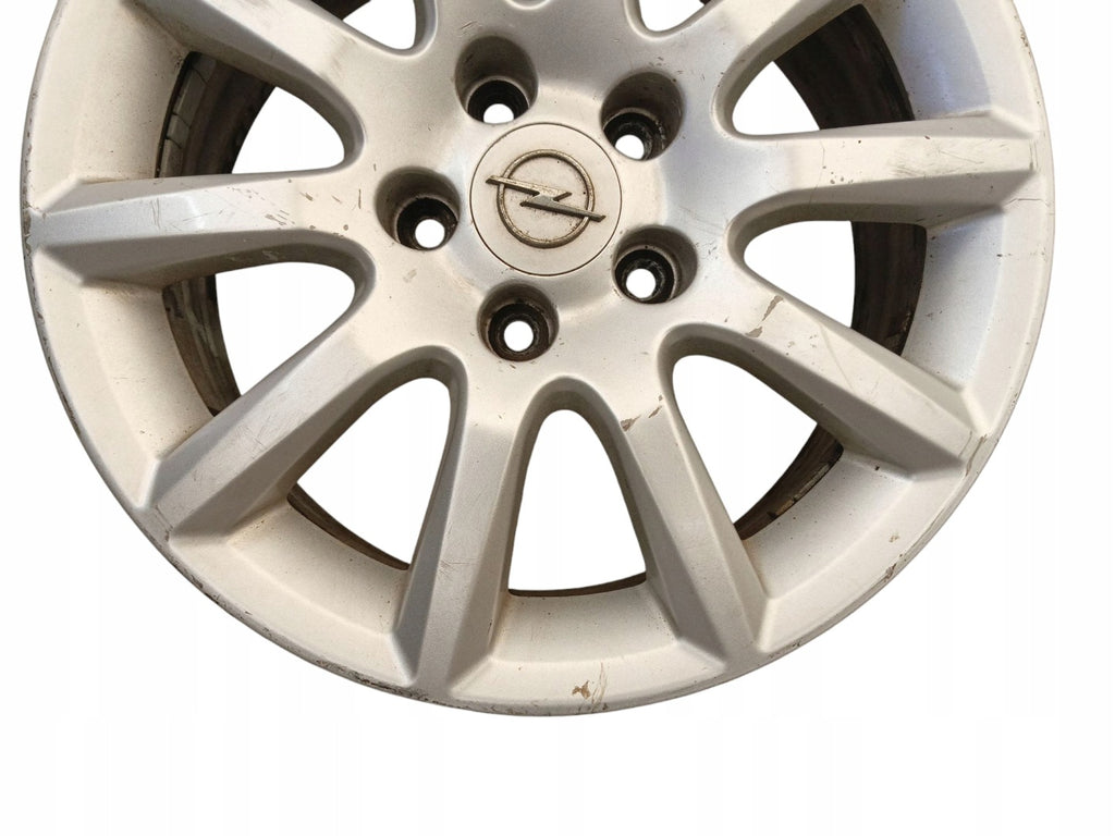 4x Alufelge 16 Zoll 6.5" 5x110 Glanz Silber Opel Astra Zafira B Rim Wheel FEL7439622352al