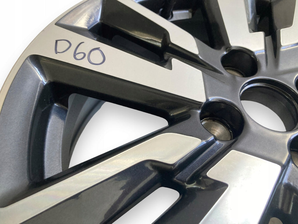 1x Alufelge 16 Zoll 6.0" 4x100 50ET Schwarz 403005FA1B Nissan Micra K14