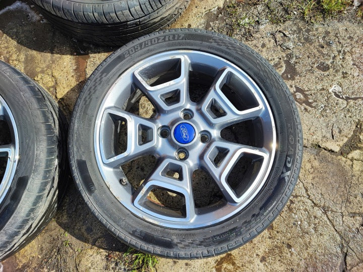 1x Alufelge 17 Zoll 6.0" 4x108 37 5ET DN1C-1007-AA Ford Fiesta Ecosport FEL9354361218zf