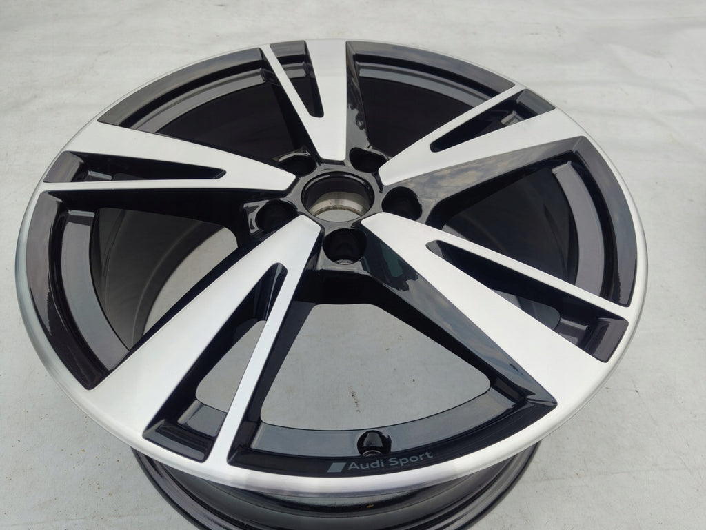 1x Alufelge 18 Zoll 8.0" 5x112 46ET Glanz Schwarz 8Y0601025N Audi Rim Wheel FEL4527968376oc