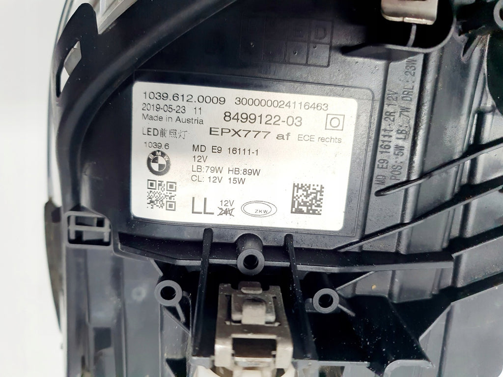 Frontscheinwerfer BMW 5 G31 G30 8499122-03 LED Rechts Scheinwerfer Headlight SCH2893400313bf