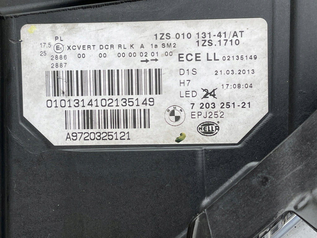 Frontscheinwerfer BMW 5 F11 F10 7203251 Xenon Links Scheinwerfer Headlight SCH4645632903gz