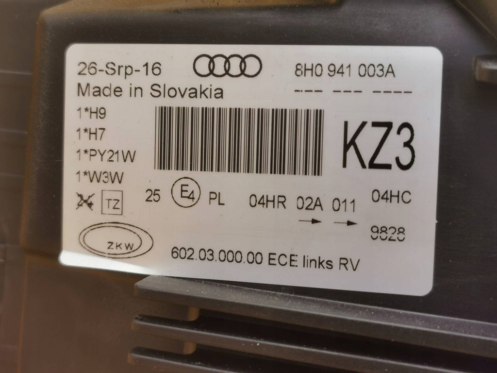 Frontscheinwerfer Audi A4 B6 8H0941003A Links Scheinwerfer Headlight SCH4570621219cs