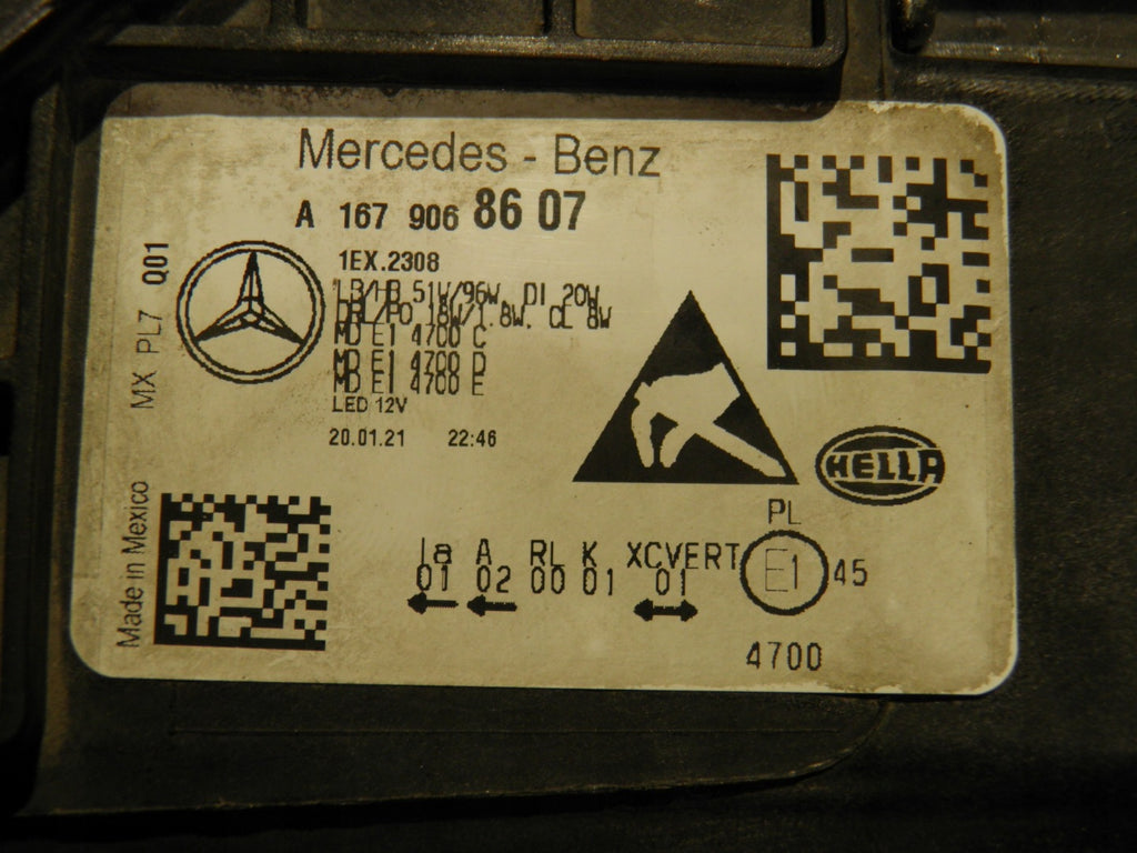 Frontscheinwerfer Mercedes-Benz Gle V167 A1679068607 LED Rechts Headlight SCH7133952491rm