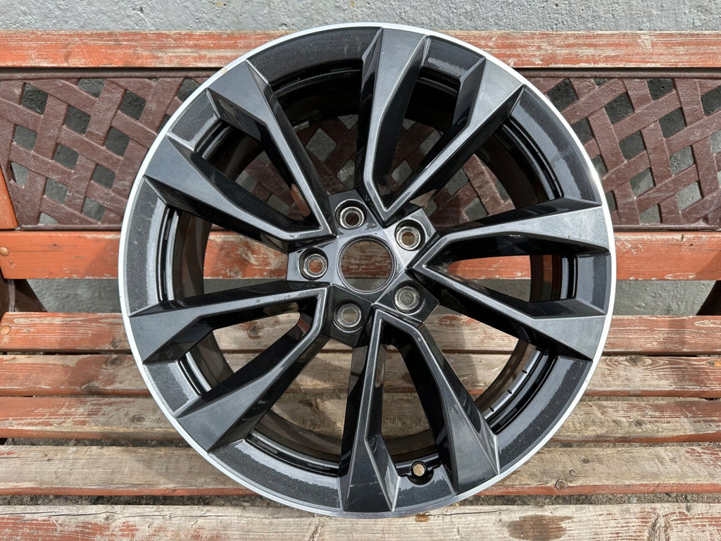 1x Alufelge 18 Zoll 7.0" 5x112 45ET Glanz Graphit 57A601025AS Skoda Karoq FEL5559730620cr
