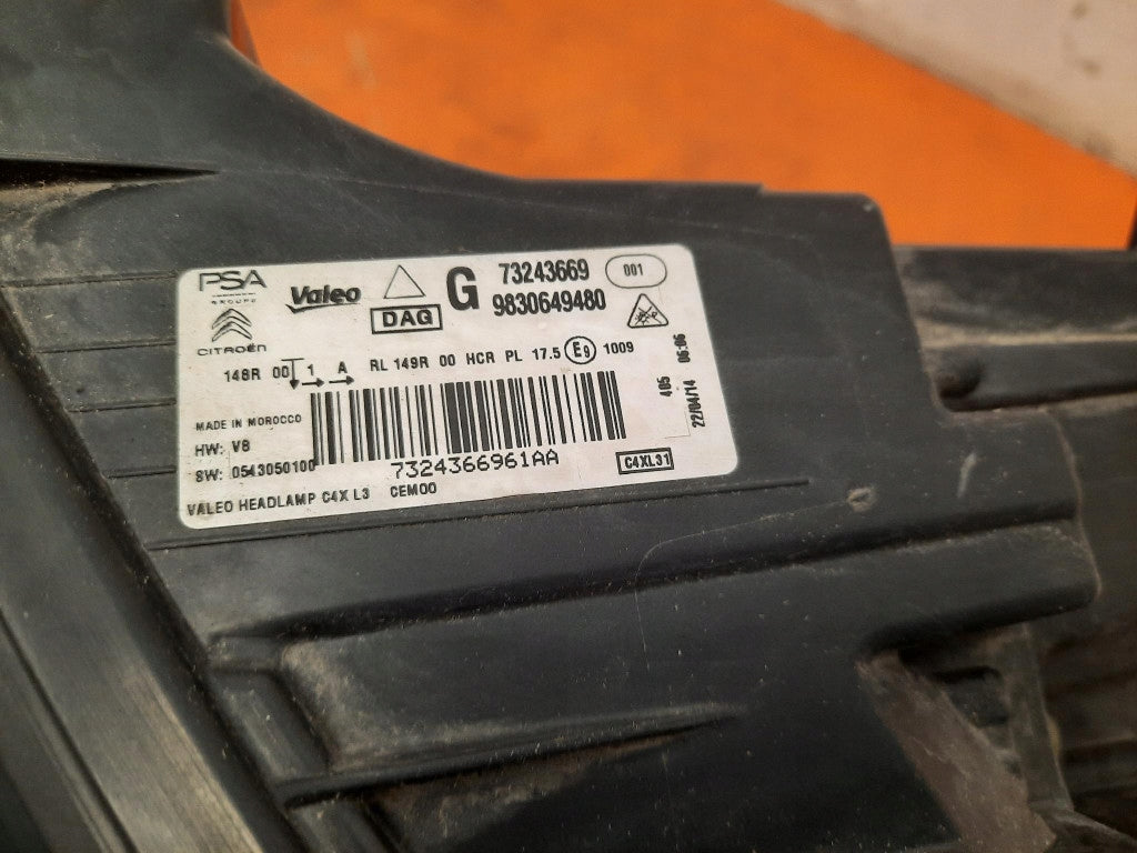Frontscheinwerfer Citroën C4 III 73243669 Full LED Links Scheinwerfer Headlight