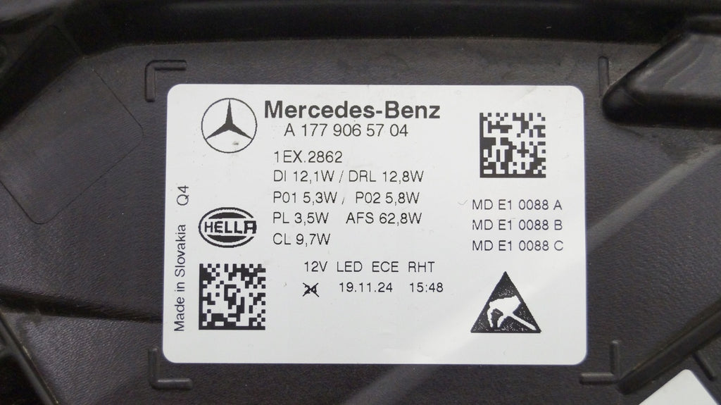 Frontscheinwerfer Mercedes-Benz 177906570489 LED Links Scheinwerfer Headlight SCH2945375214jy