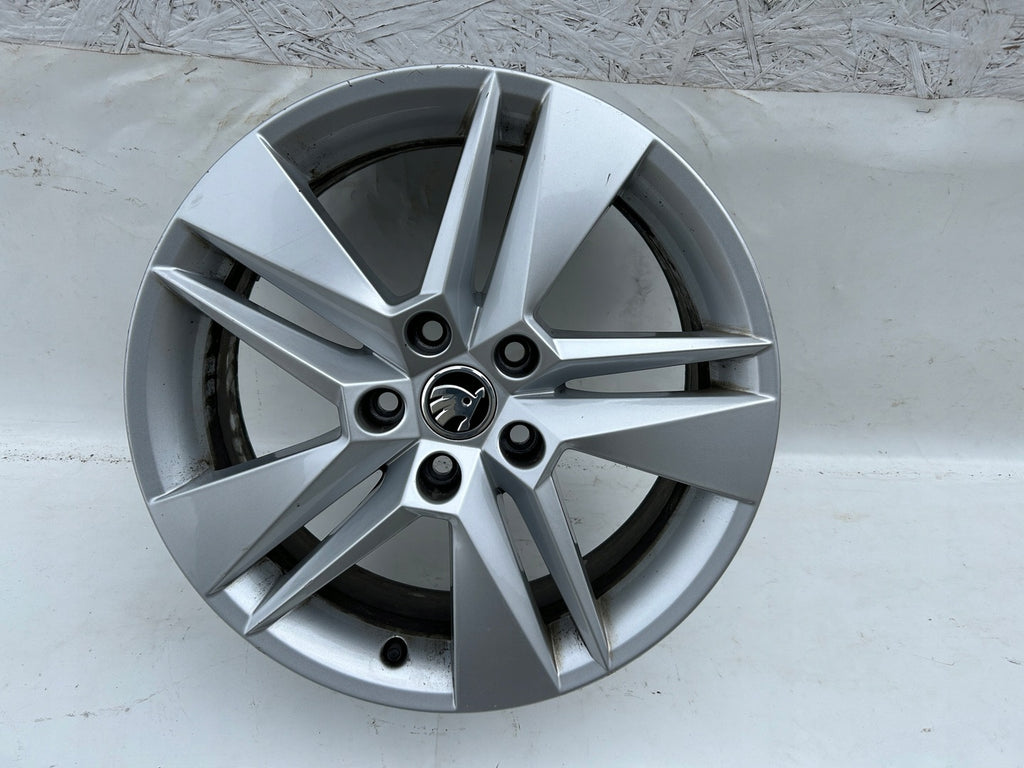 1x Alufelge 17 Zoll 6.5" 5x112 41ET 3V0601025BH Skoda Superb Iii Rim Wheel