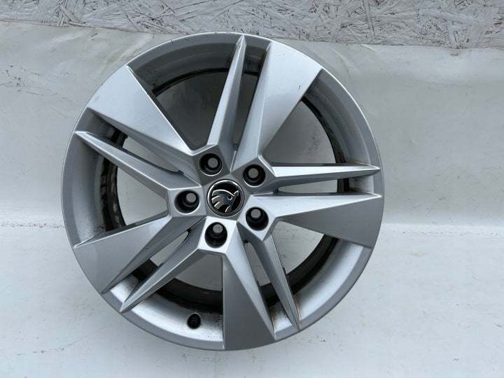 1x Alufelge 17 Zoll 6.5" 5x112 41ET Glanz 3V0601025BH Skoda Superb Iii Rim Wheel FEL2552036467en