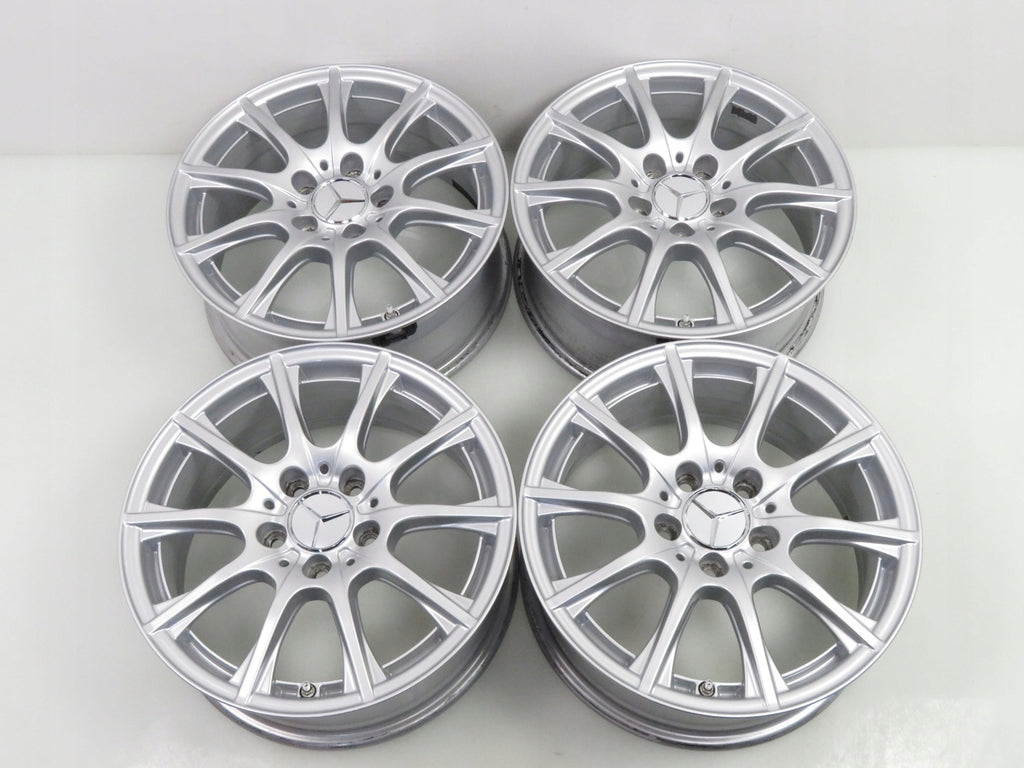 4x Alufelge 16 Zoll 6.5" 5x112 38ET Silber A2054012400 Mercedes-Benz W205