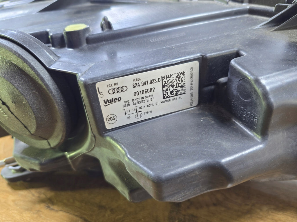 Frontscheinwerfer Audi A1 82A941033 Links Scheinwerfer Headlight SCH4612058588ou