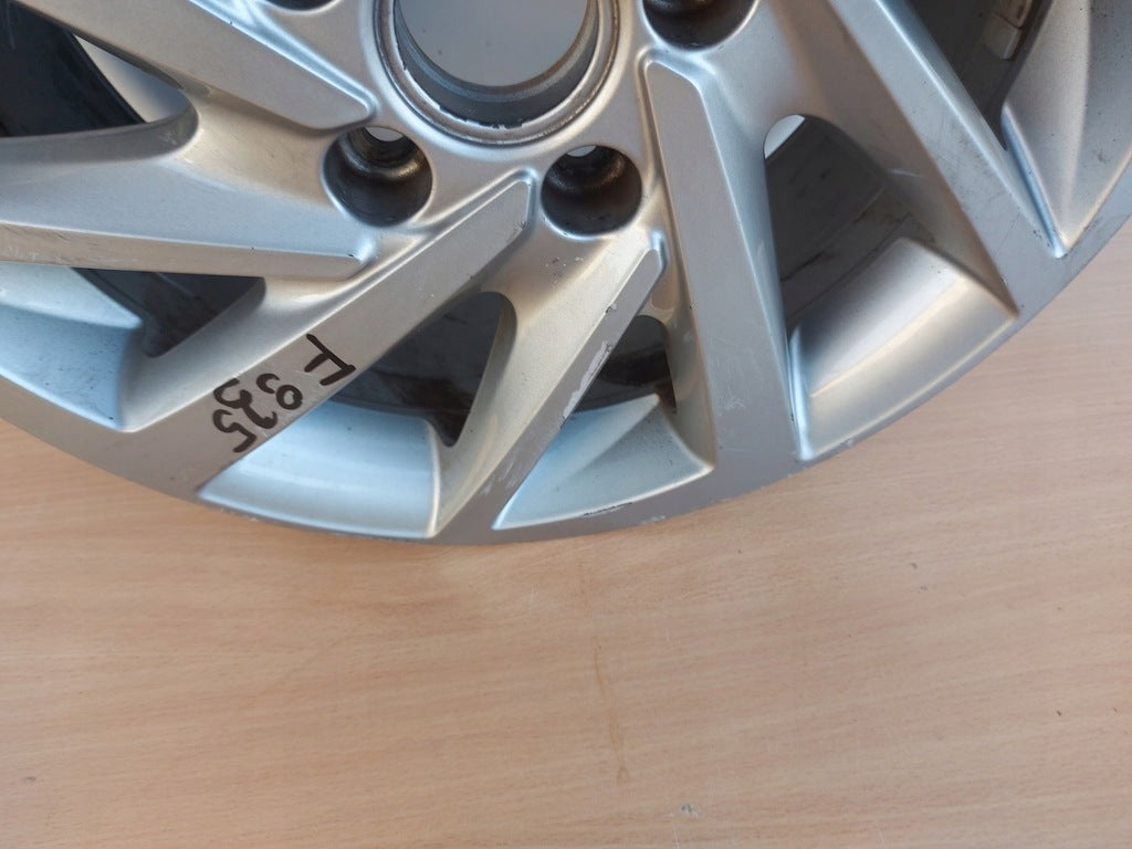 1x Alufelge 16 Zoll 6.5" 5x112 46ET Glanz Schwarz 5G0601025DM VW Golf Vii FEL4107160348ia