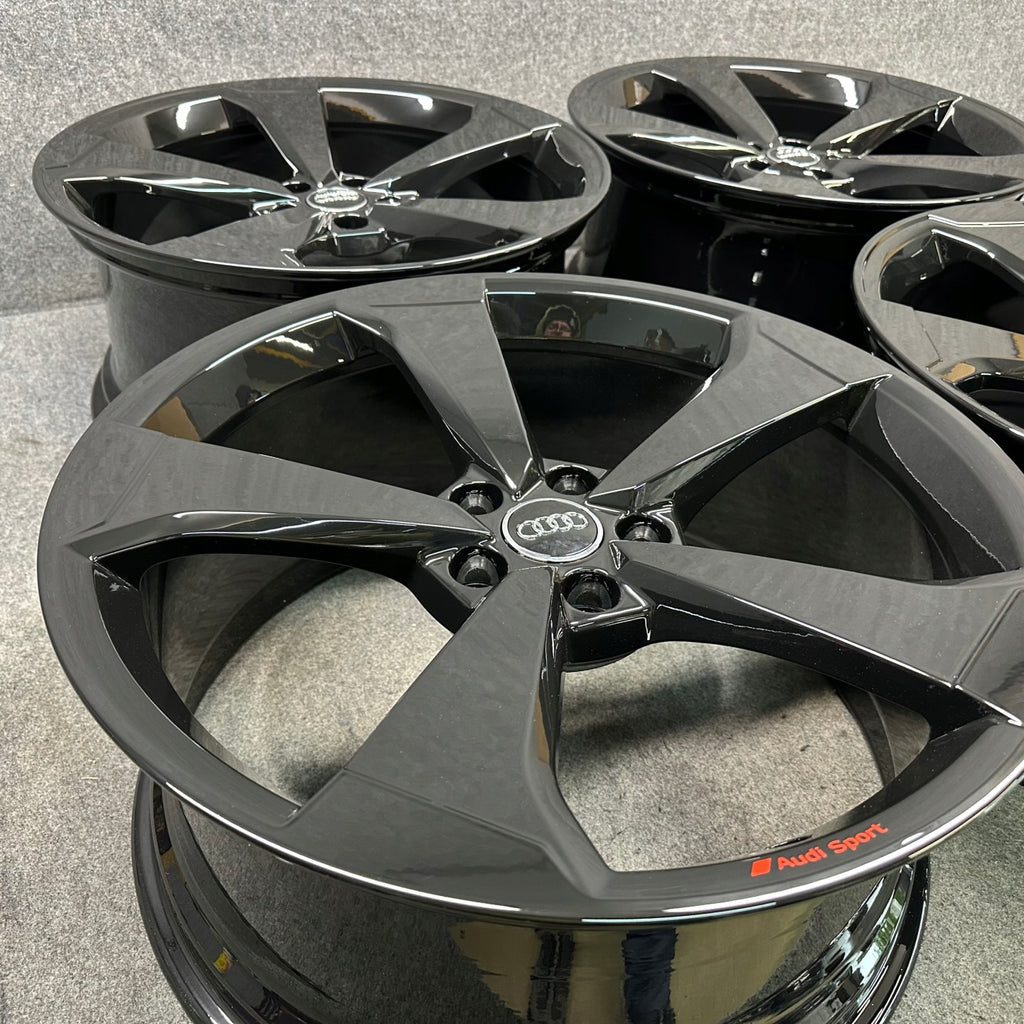 4x Alufelge 19 Zoll 8.5" 5x112 40ET Glanz Silber 8W0601025CG Audi A4 B9 FEL2108600037jl