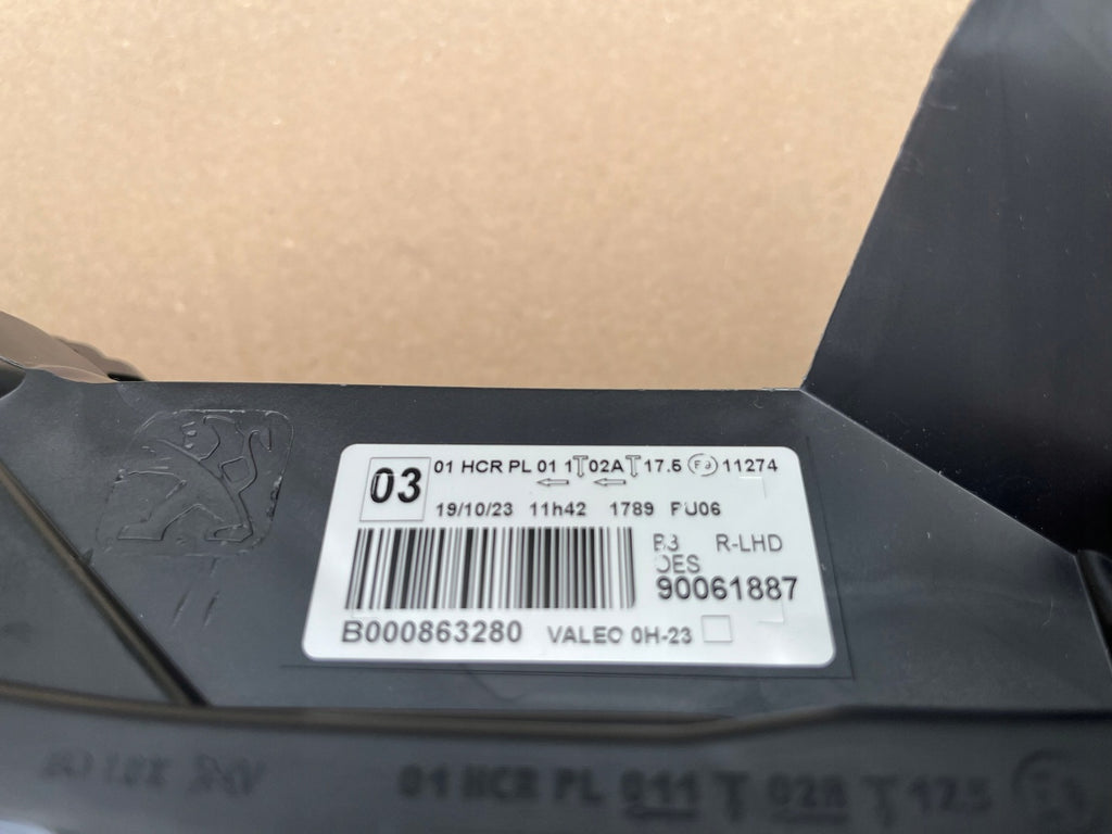 Frontscheinwerfer Peugeot 108 90061887 Xenon Rechts Scheinwerfer Headlight