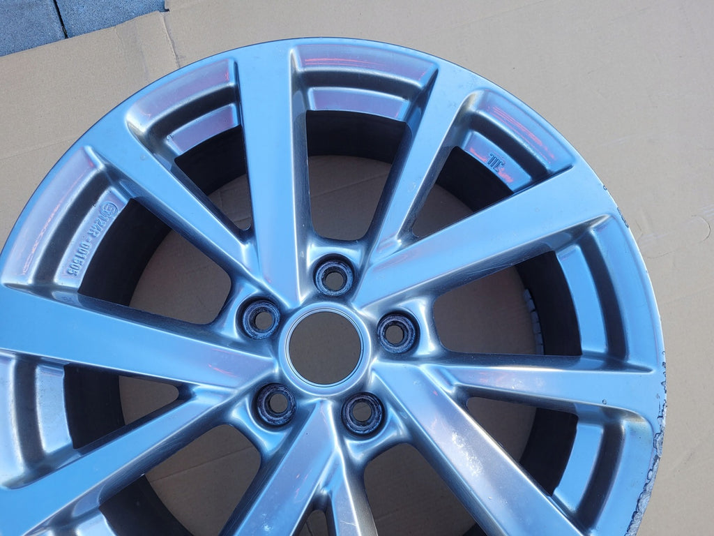 1x Alufelge 18 Zoll 7.0" 5x114.3 45ET Glanz Grau 38101875 Mazda Rim Wheel