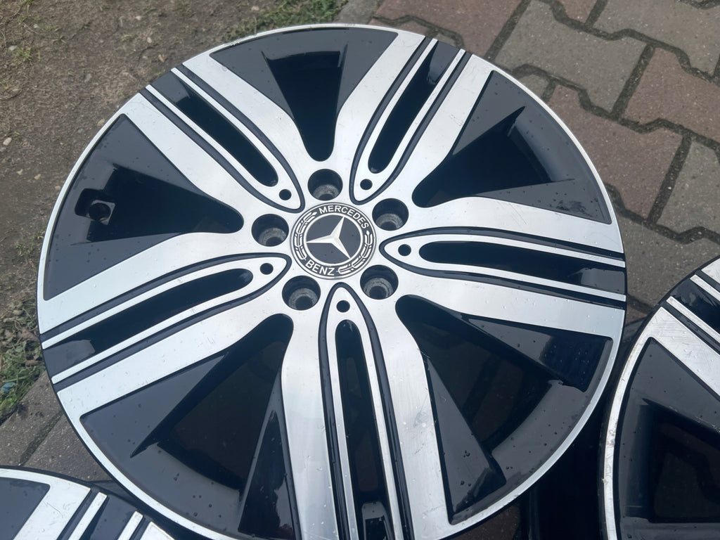 4x Alufelge 18 Zoll 7.5" 5x112 53 5ET A2434011400 Mercedes-Benz Eqa Rim Wheel FEL3010673714ov
