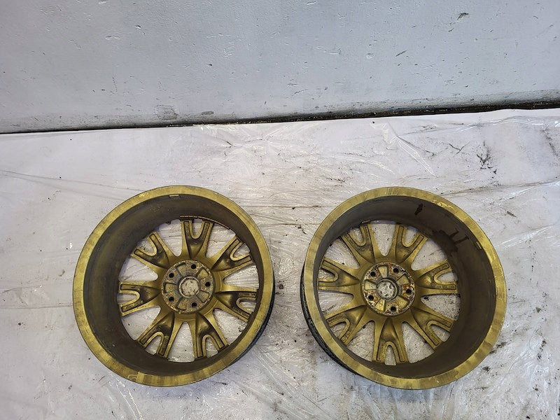 4x Alufelge 17 Zoll 7.0" 5x108 50ET Gold 8200023769 Renault Laguna I Rim Wheel FEL1778738606ri