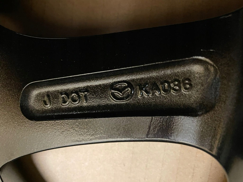 1x Alufelge 17 Zoll 7.0" 5x114.3 52 5ET Glanz Schwarz 99655570070 Mazda FEL4773432401yx